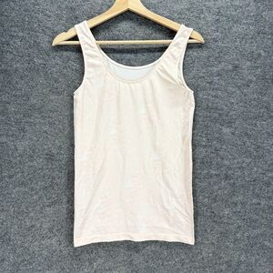 Goof Tank Women M Medium Pink Sleeveless Wide Strap Rayon Pullover Casual Solid